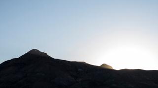 Image of M Mountain at Sunset